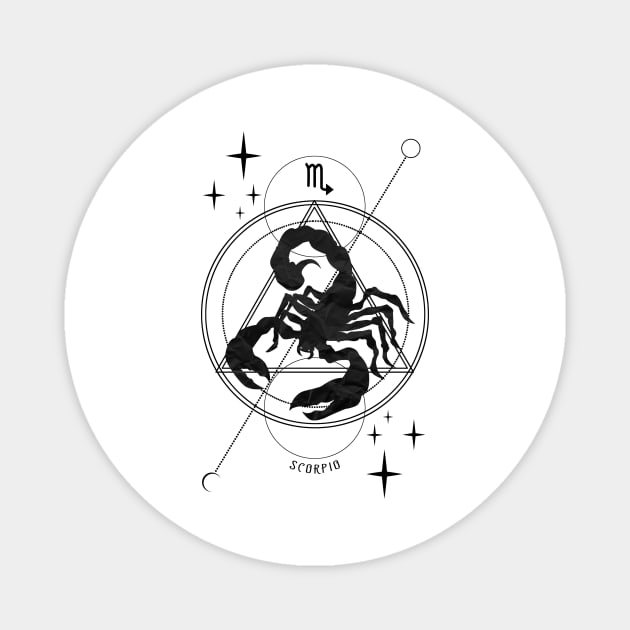 Zodiac, Scorpio, Astrology, Star sign, Stars Magnet by Strohalm